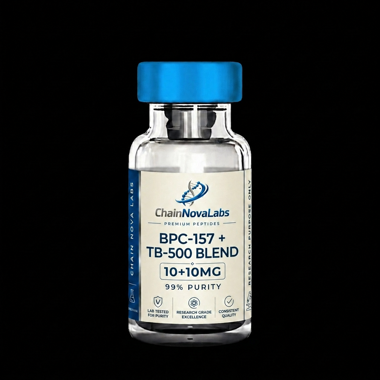 BPC-157 + TB-500 Blend research peptide vial
