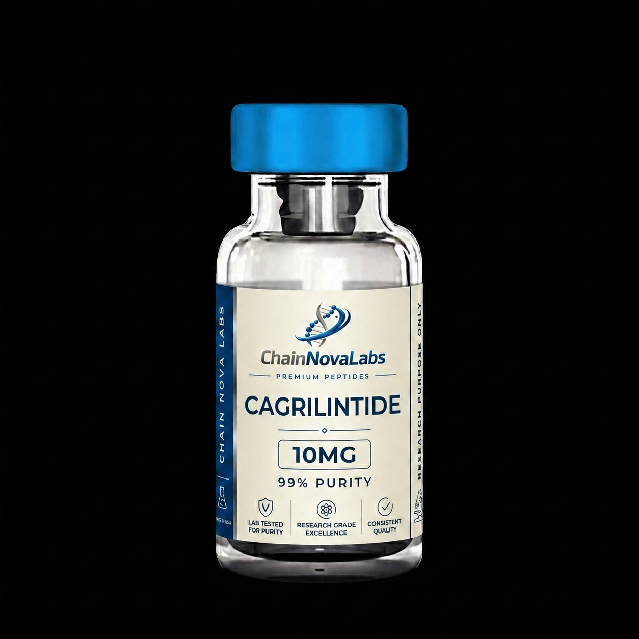 Cagrilintide research peptide vial