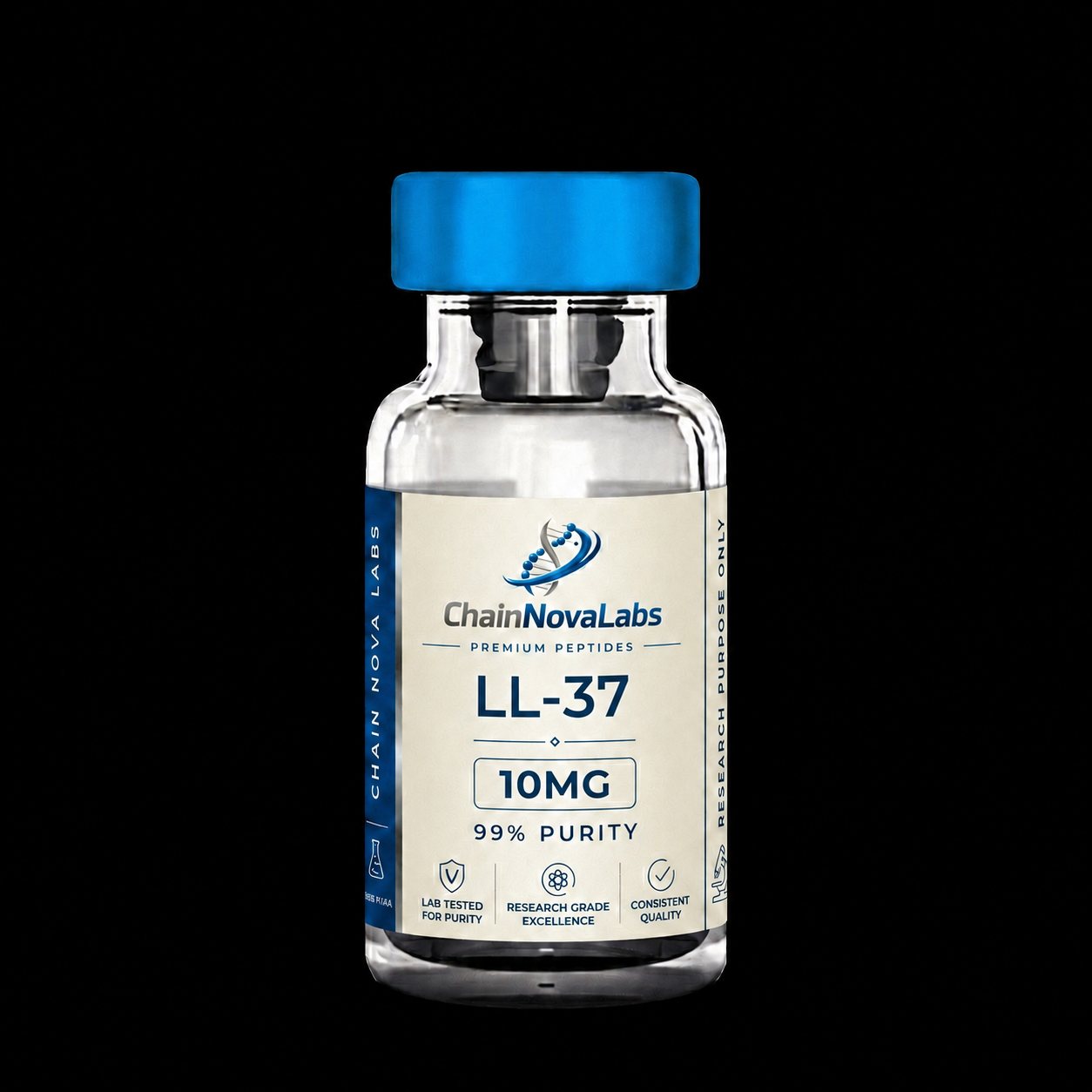 LL-37 research peptide vial