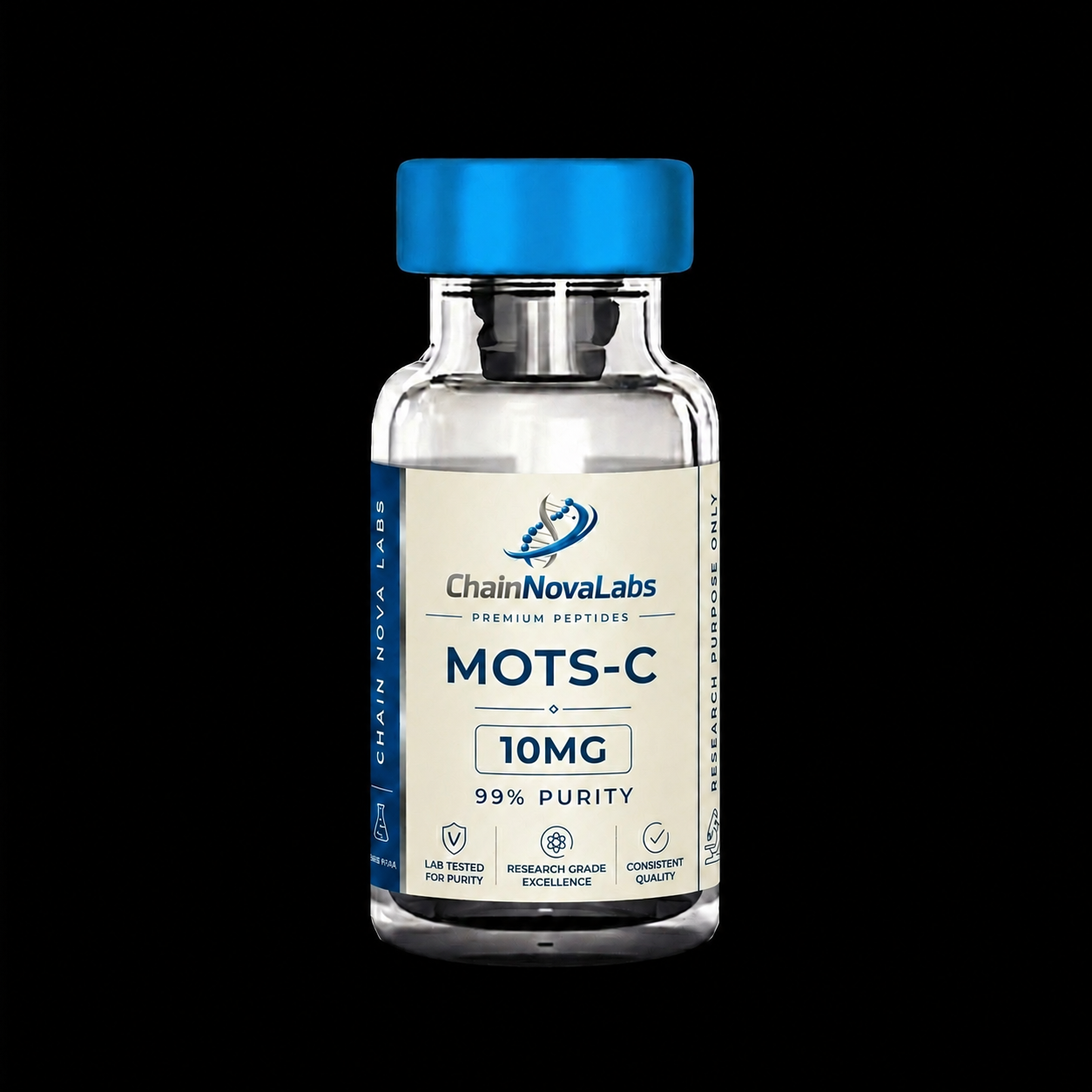 MOTS-c research peptide vial