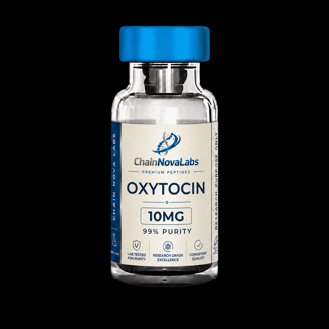 Oxytocin research peptide vial