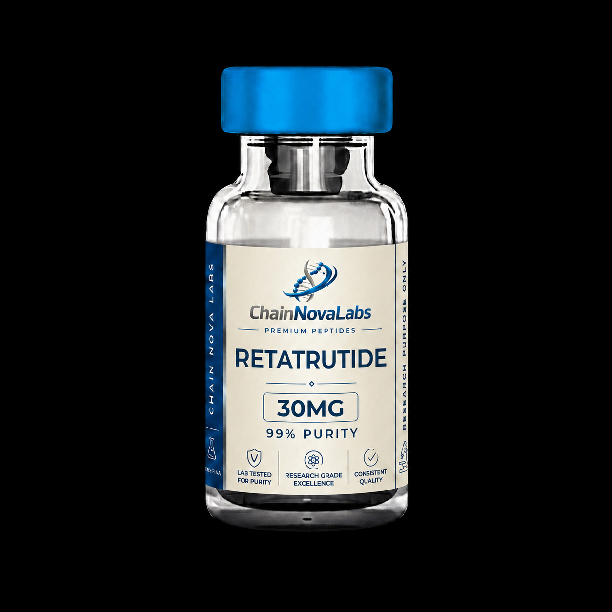 Retatrutide research peptide vial