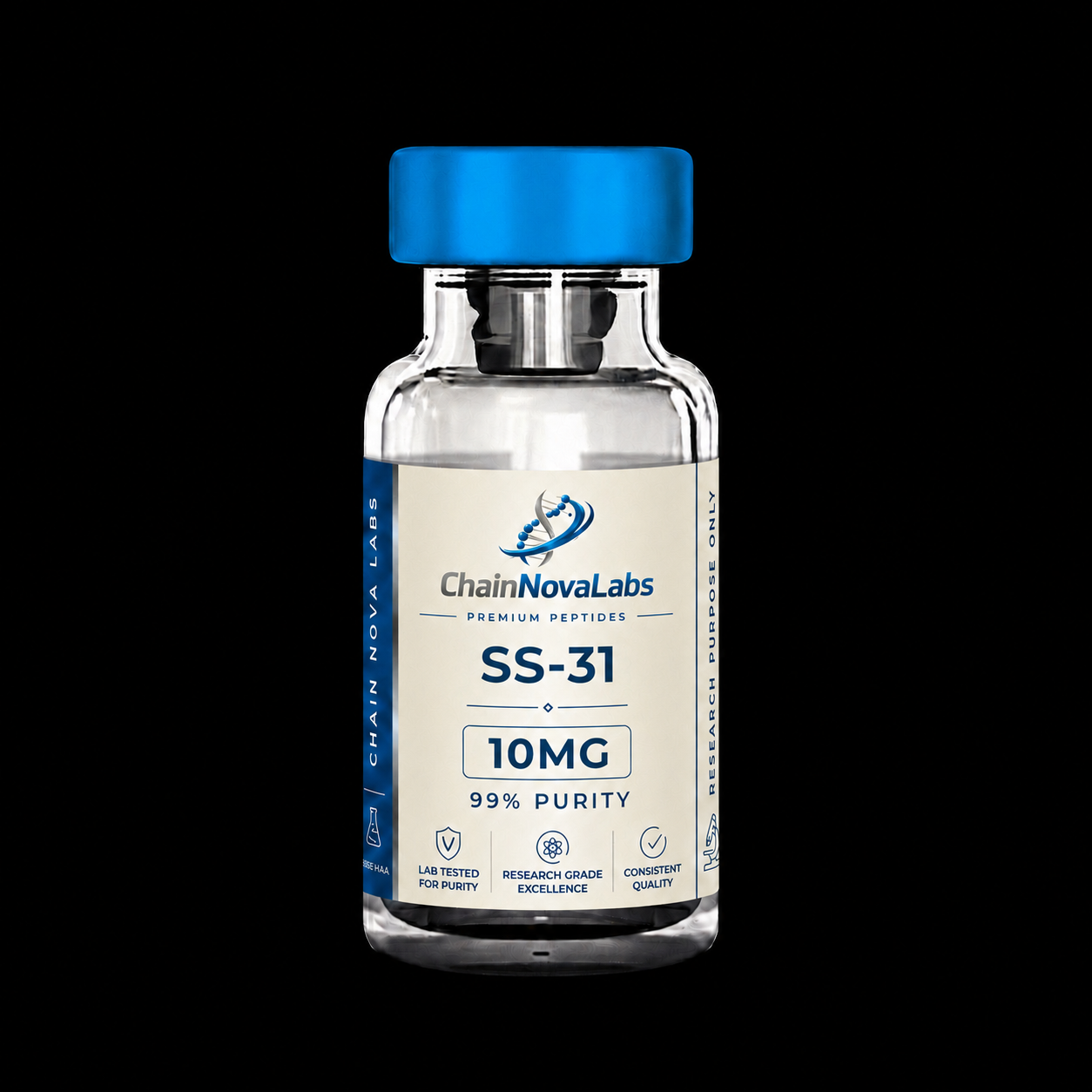 SS-31 10mg research peptide vial