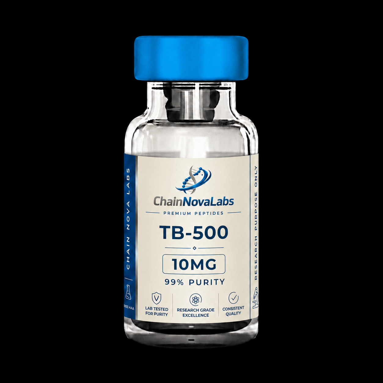 TB-500 research peptide vial