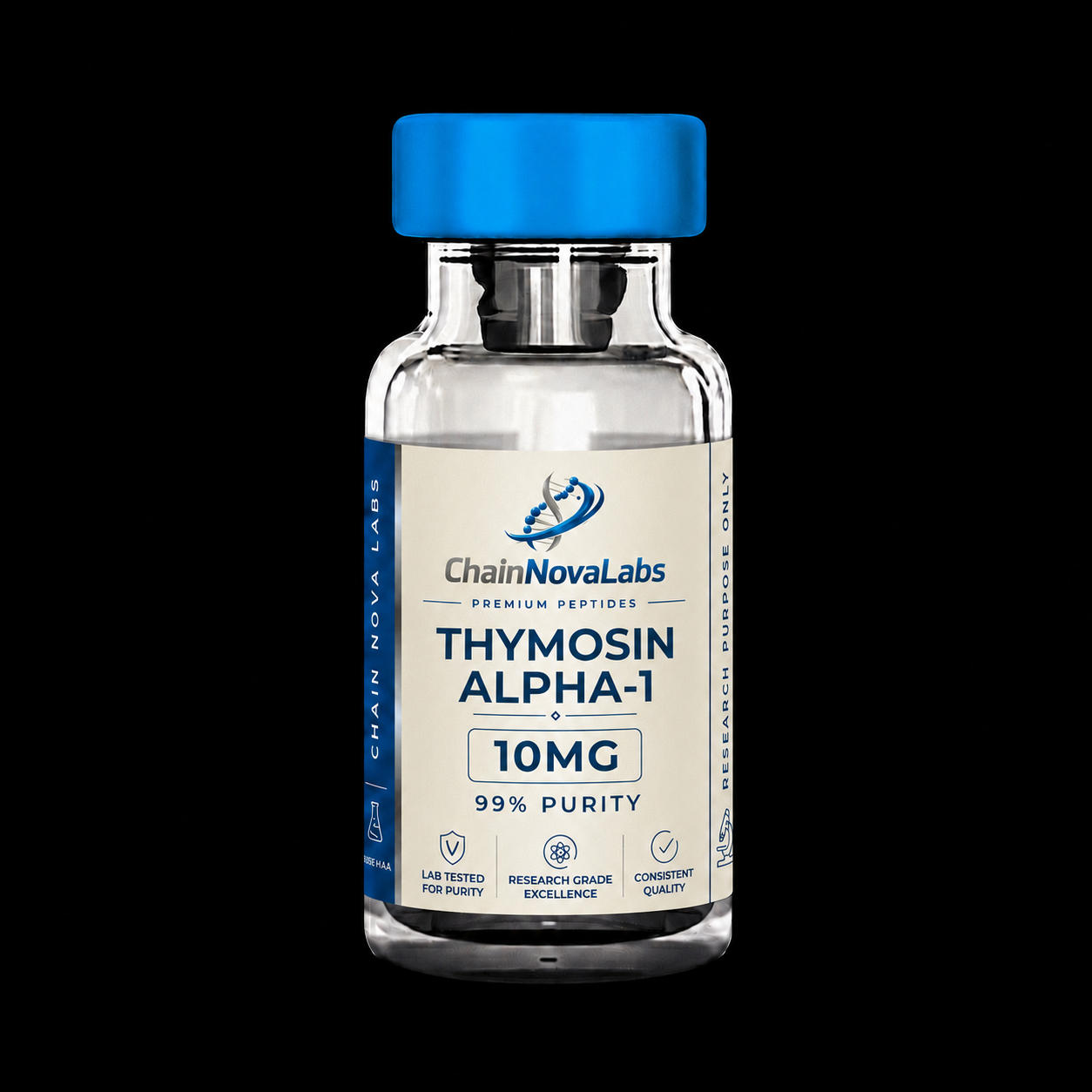 Thymosin Alpha-1 research peptide vial